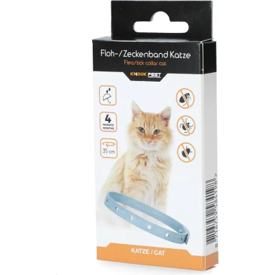 Afbeelding van Knock Off vlooien tekenband 35 cm Kat DE+GB
