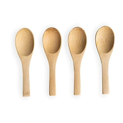 Afbeelding van Sagaform Ellen lepel 4 pack Bruin