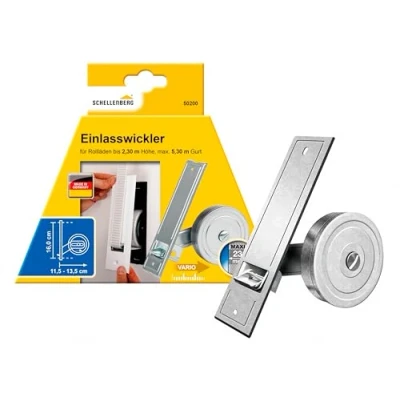 Afbeelding van Schellenberg 50200 inlaatwinder MAXI voor rolluikriemen met een breedte van 23 mm, gatafstand 16,0 cm