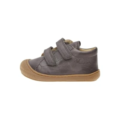 Afbeelding van Naturino velcro&#039;s bumper effen lederen sneakers Cocoon grijs mt 17