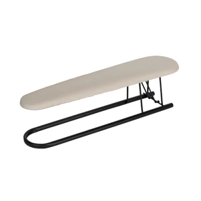 Afbeelding van WENKO strijkplank Leona, voor mouwen, bekleding van 100% katoen, 52 x 14 12 cm, zwart/wit