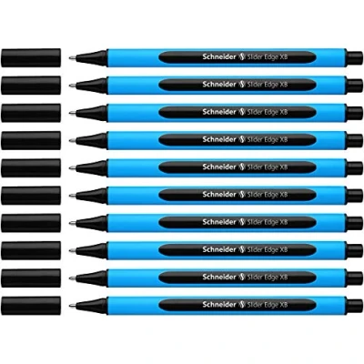 Afbeelding van Schneider 152201 Slider Edge XB balpen (lijndikte: XB, onuitwisbaar, driehoekige pen) 10 stuks zwart