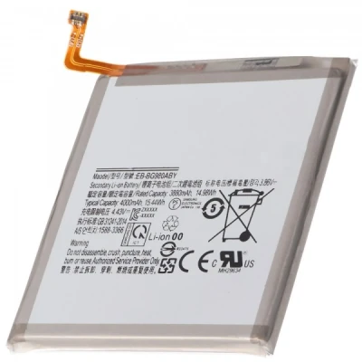 Afbeelding van Accu geschikt voor Samsung Galaxy S20, Li Polymer, 3,85V, 3880mAh, 14,9Wh