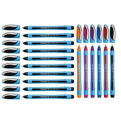 Afbeelding van Schneider Slider Memo XB balpen pak van 10 (10 + 6 (zwart gesorteerd))
