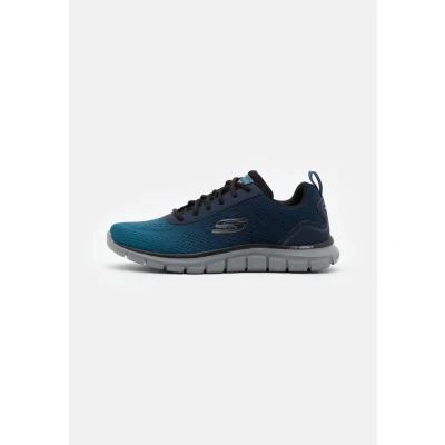 Afbeelding van Skechers Sport Track Sneakers laag, Heren, Maat: 43, Navy/blue Polyester