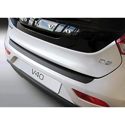 Afbeelding van RGM ABS Achterbumper beschermlijst passend voor Volvo V40 5 deurs 6/2012 Zwart