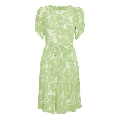 Afbeelding van Fransa Frkay DR Jurk Forest shade mix, Dames, Maat: Large, mix