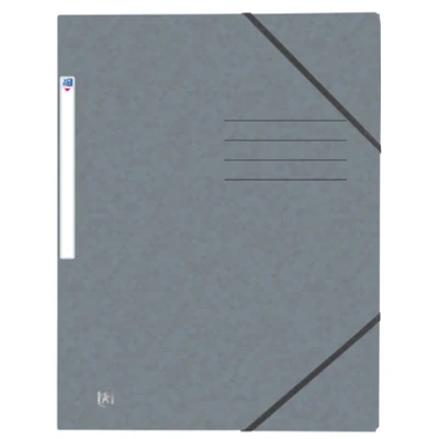 Afbeelding van Elastomap Oxford Top File+ A4 grijs