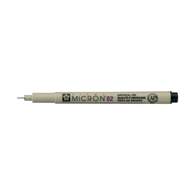 Afbeelding van Fineliner Sakura pigma micron zwart 0.3mm