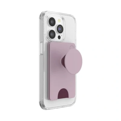 Afbeelding van PopSockets PopWallet+ met geïntegreerde Swappable PopTop Blush Pink 801938