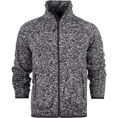 Afbeelding van James Harvest FLEECE VEST RICH HILL 2131503 antraciet mêlée XL