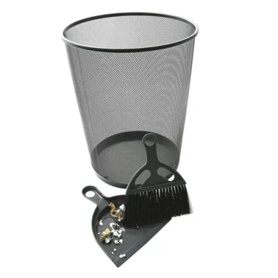 Afbeelding van Pro Plus Mini stoffer en Blik 17 x 1.5 cm Grijs/Zwart