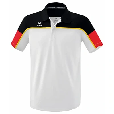 Afbeelding van CHANGE by erima polo wit/zwart/rood / XL
