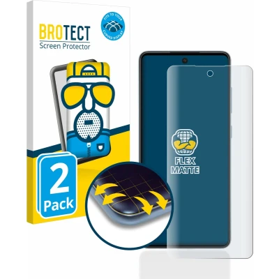 Afbeelding van BROTECT Screenprotector voor Samsung Galaxy A52 5G Folie Beschermfolie matte volledig dekking (2 Stuks)