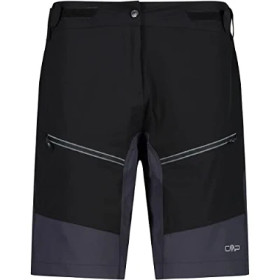 Afbeelding van CMP Free Fietsbroek voor dames, bermuda mesh shorts, zwart., 40