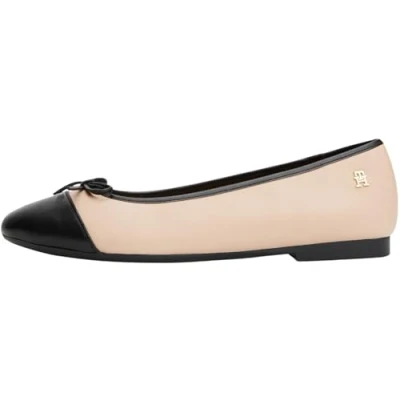 Afbeelding van Tommy Hilfiger Ballerina&#039;s, Dames, Maat: 36, Misty blush Leer