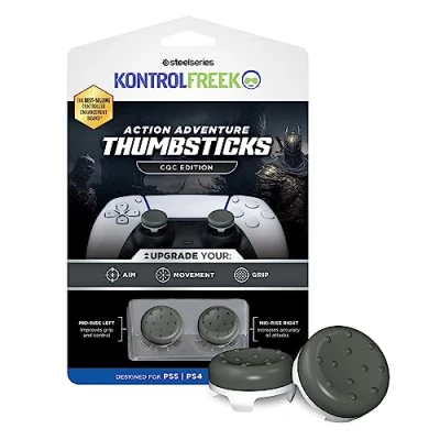 Afbeelding van KontrolFreek Action CQC Thumbsticks Grijs/Wit (PS5/PS4)