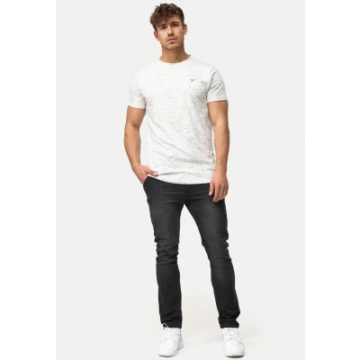 Afbeelding van Indicode Jeans Kloge Tshirt basic, Heren, Maat: Large, Ecru mix