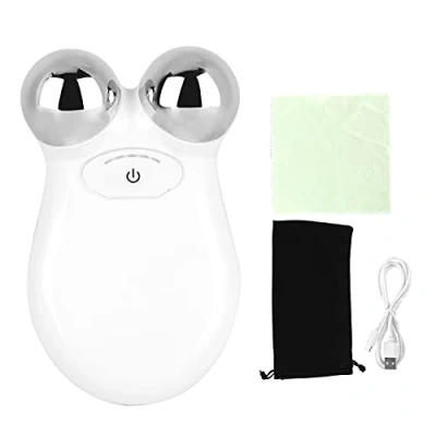 Afbeelding van Handheld gezichtsmassageapparaat, schoonheidsapparaat, microstroom, mini USB opladen, huidverzorging, vermindert rimpels, verbetert de huidtint, gezichtsmassageapparaat