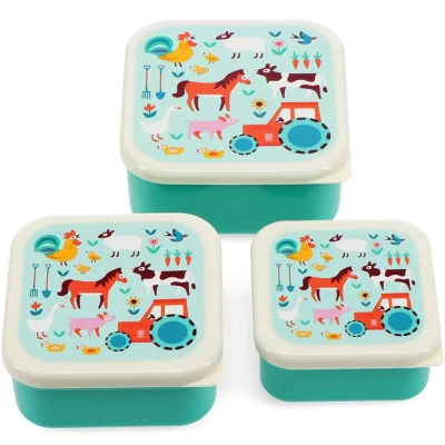 Afbeelding van Snackdoosjes (3 stuks) Boerderij van Rex London