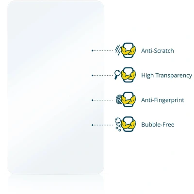 Afbeelding van BROTECT Screenprotector voor Casio FX CP400 ClassPad II Folie Beschermfolie transparant (2 Stuks)