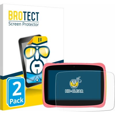 Afbeelding van BROTECT Screenprotector voor Blackview Tab 3 Kids Folie Beschermfolie transparant (2 Stuks)