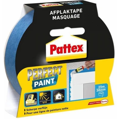 Afbeelding van Pattex Afplaktape Schilders Tape 19 mm x 25 meter Blauw