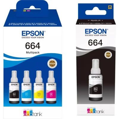 Afbeelding van Epson 664 Inktcartridge Multipak + Zwart