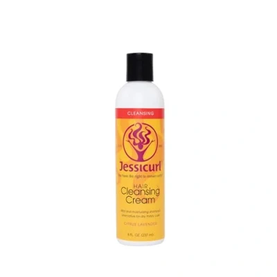 Afbeelding van Jessicurl, Hair Cleansing Cream, Citrus Lavender, 8 Fl oz. Moisturizing Shampoo for Curly Hair, Sulfate Free Dry