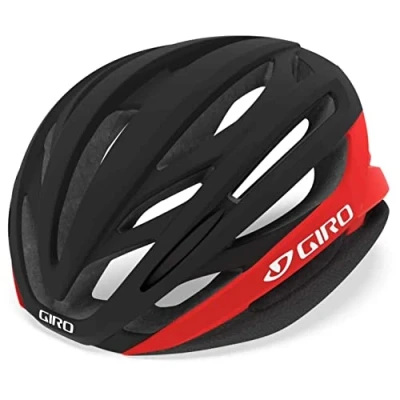 Afbeelding van Fietshelm Giro Syntax Matte Black Bright Red 51 55 cm