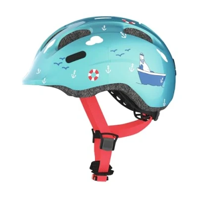 Afbeelding van Abus Kinder Fietshelm Smiley 2.0 Turquoise Sailor