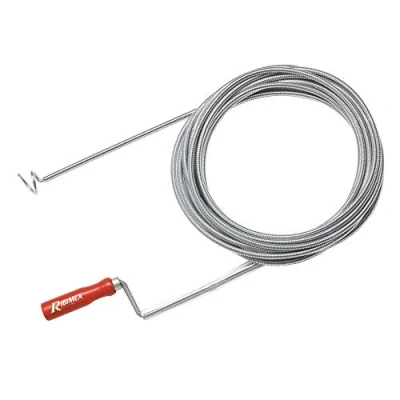 Afbeelding van Ribitech 957 fret afvoerreiniger spoelbak 8 mm diameter, 10 m, grijs