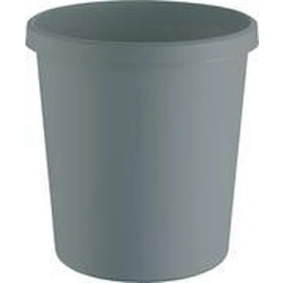 Afbeelding van helit H6405882 prullenbak &quot;the green german&quot;, 18 liter, van gerecyclede kunststof Blue Engel gecertificeerd, lichtgrijs, 1 stuk