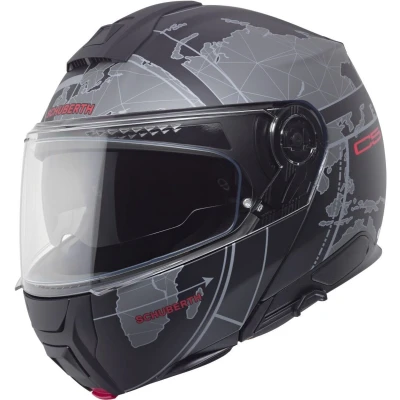 Afbeelding van Schuberth C5 Globe Helm, zwart grijs, afmeting M voor man