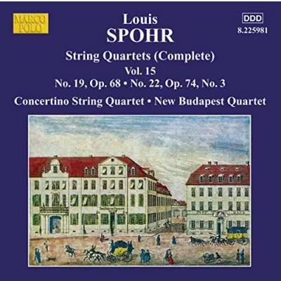 Afbeelding van Concertino String Quartet Spohr; Quartets Volume 15 (CD)