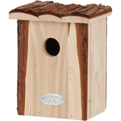 Afbeelding van Esschert Design Winterkoning Boomschors Dak