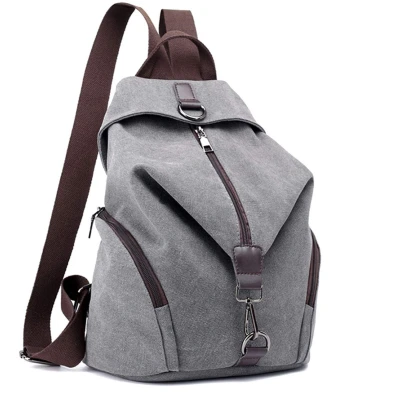 Afbeelding van EVEOUT Uniseks Schouderrugzak Canvas College Zakelijke Rugzak voor Mannen School Werk Reizen Wandelen Camping Daypacks, A Grijs, Eén maat, Praktisch, professioneel