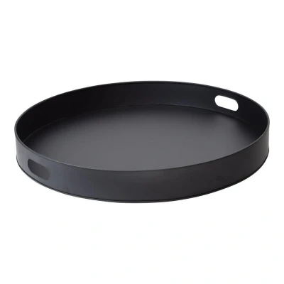Afbeelding van LOFT42 Tray Metalen Dienblad Zwart Ø60 cm