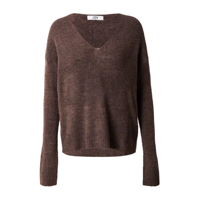 Afbeelding van JDY Jdyelanora Vneck Trui, Dames, Maat: Large, Bracken