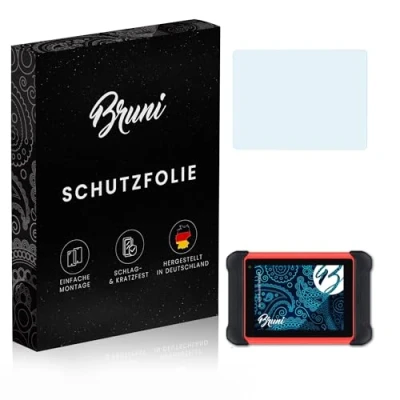 Afbeelding van Bruni Beschermfolie compatibel met Autel MaxiCOM MK906BT Folie, zonneklaar Schermfolie (2X)