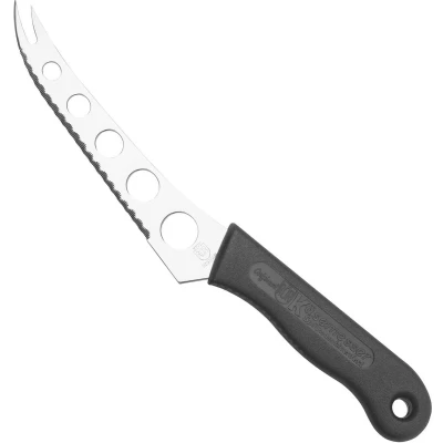 Afbeelding van RÖR Solingen Kaasmes RVS Lemmet 14 cm Heft Kunststof Zwart
