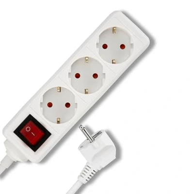 Afbeelding van REV 0512351555 stekkerdoos, stekkerdoos meervoudige 3 voudig, 1,4m, max. 3500W, wit