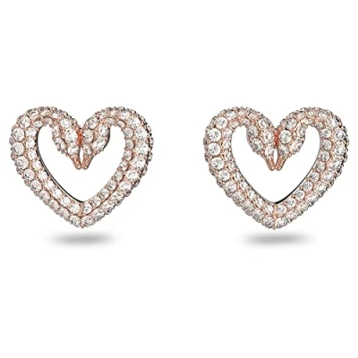 Afbeelding van Swarovski 5628659 Una Studs Rosékleur Oorstekers Oorknopjes horloge Rosekleur