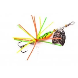 Afbeelding van Spro Larva Mayfly Spinner Tripple Hook 10 4cm 7gr Kleur : UV Firetiger