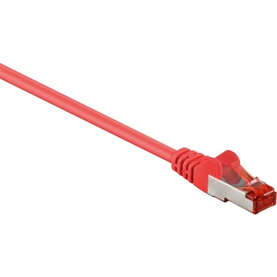 Afbeelding van Netwerkkabel Cat6 S/FTP 1 meter (100% koper, LSZH, Rood)