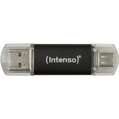 Afbeelding van Intenso Twist Line 32 GB Dual USB stick 3.2 Gen 1x1, C &amp; A, 70MB/s, antraciet