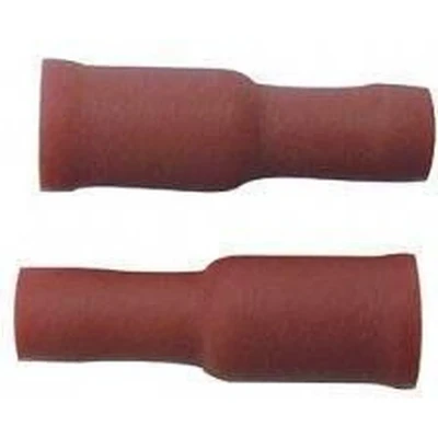 Afbeelding van Skandia kabelschoen rondstekerhuls 4 mm rood 10 stuks