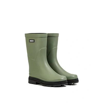 Afbeelding van Aigle MID RAIN Regenlaarzen, Dames, Maat: 41, Olive oyl Natuurrubber