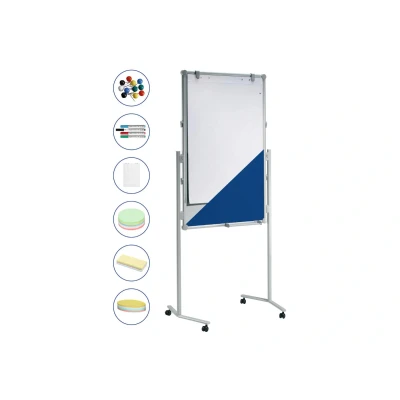 Afbeelding van Multi presentatiebord, blauw textiel / textiel, 120 x 75