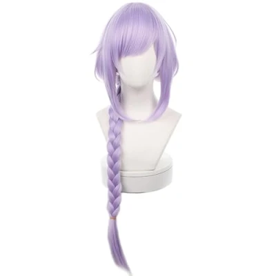 Afbeelding van HIROAKIYA Qiqi Wig, Genshin Impact Cosplay Wig with Cap, Length approx.85cm